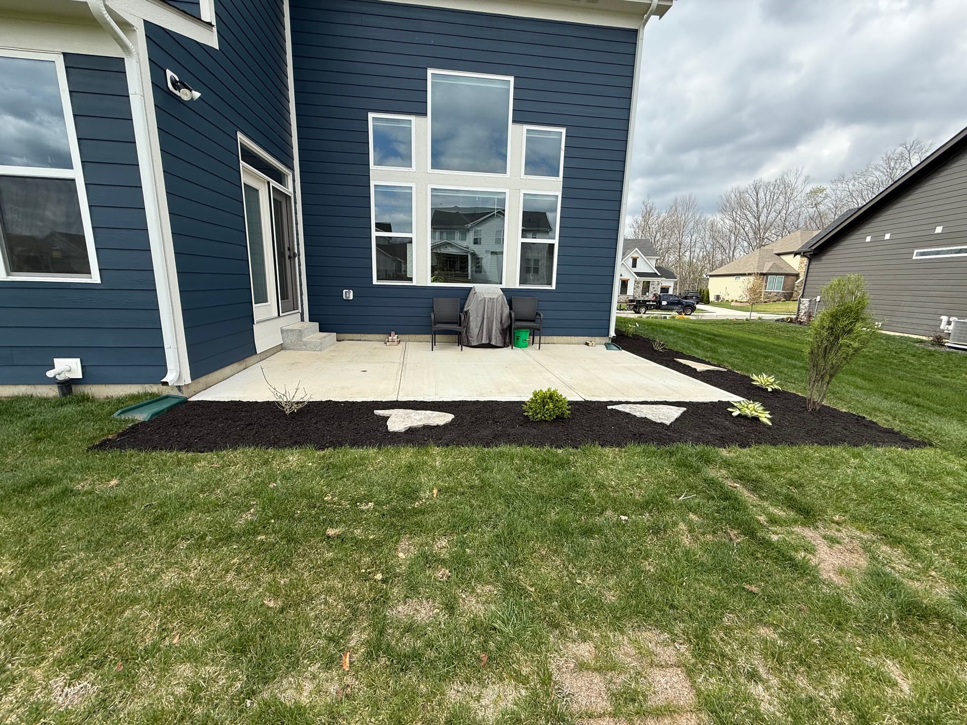 Gallery photos for Front and Backyard Landscape Installation in Fishers IN: Image #2